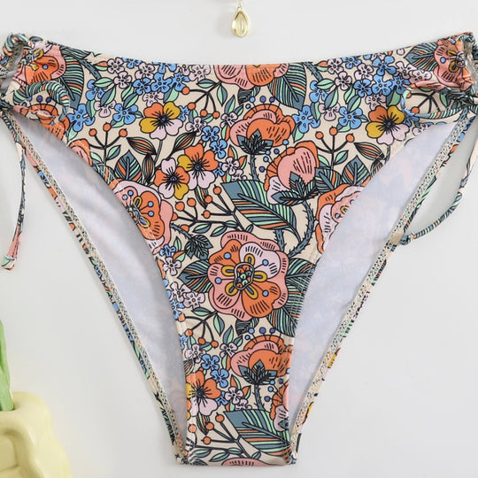 Damen Floral Design Bikini R&B