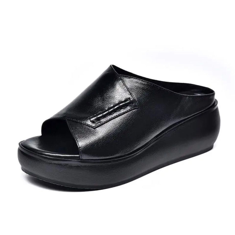 Damen Wedge-Pantoletten mit anatomischer Fußbettgestaltung und elegantem Obermaterial R&B
