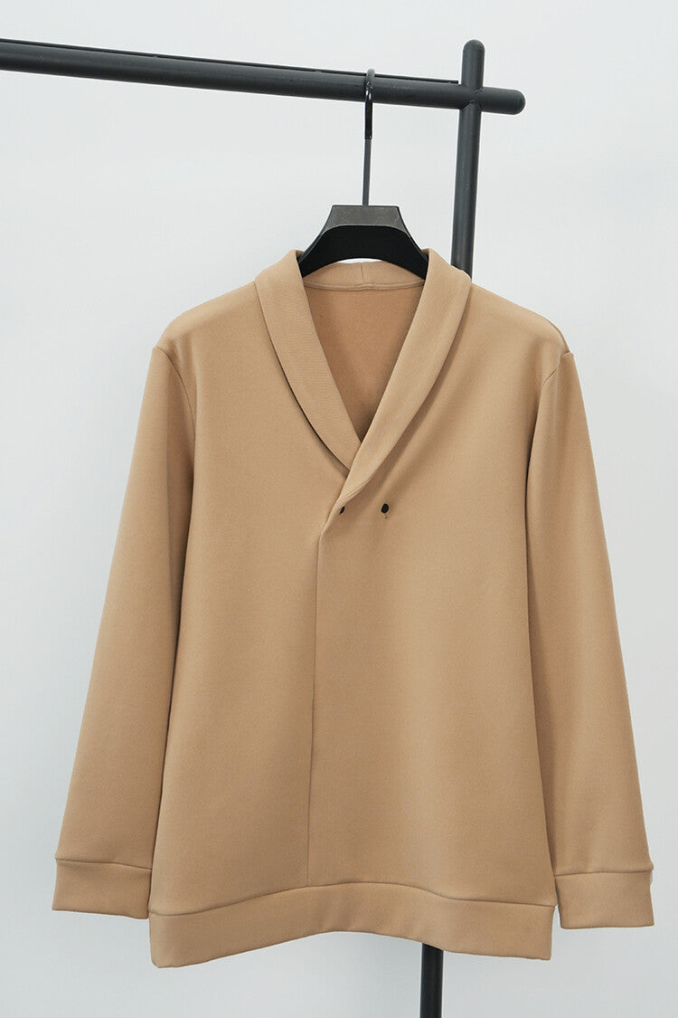 Herren Freizeitjacke mit modernem Schalkragen und praktischen Knöpfen R&B