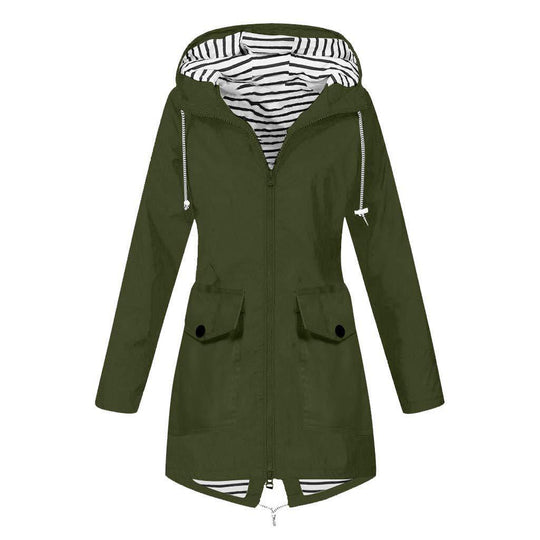 Damen Funktionsjacke mit verstellbarer Kapuze und praktischen Taschen R&B