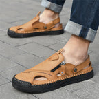 Damen Freizeitsandalen mit praktischem Reißverschluss R&B