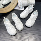 Damen Sportliche Sneakers mit hohem Plateau und atmungsaktiver Oberfläche