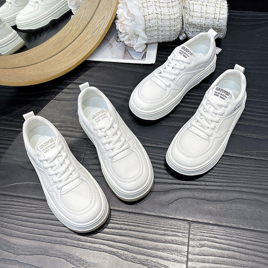 Damen Sportliche Sneakers mit hohem Plateau und atmungsaktiver Oberfläche R&B