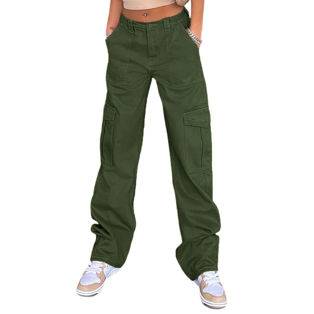 Damen Cargo-Hose mit lässigem Schnitt und praktischen Seitentaschen R&B