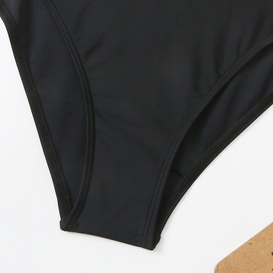 Damen Einteiliger Badeanzug mit stilvollem Punkte-Design und figurformender Raffung R&B