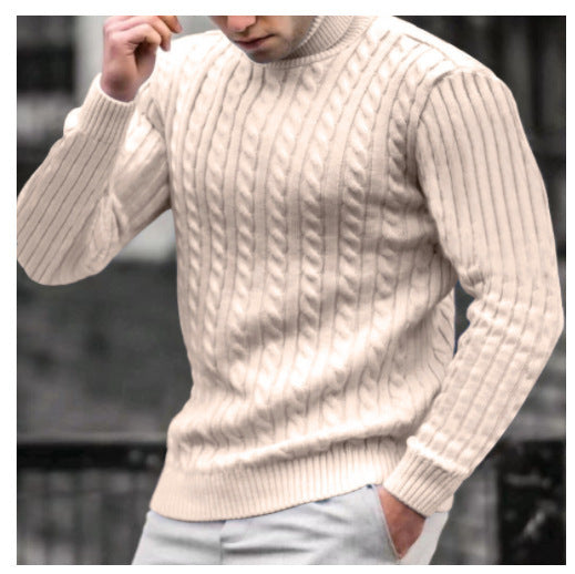 Herren Rollkragenpullover aus komfortabler Strickqualität R&B