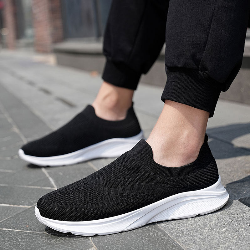 Damen Slip-On Sportschuhe mit atmungsaktivem Mesh-Obermaterial R&B