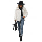 Damen kuschelige Fleecejacke R&B