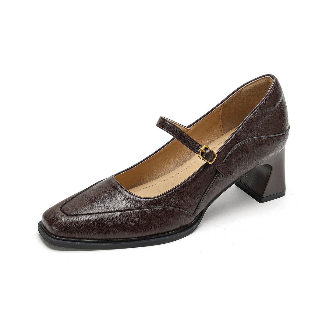 Damen Klassische Pumps mit verstellbarem Riemen R&B