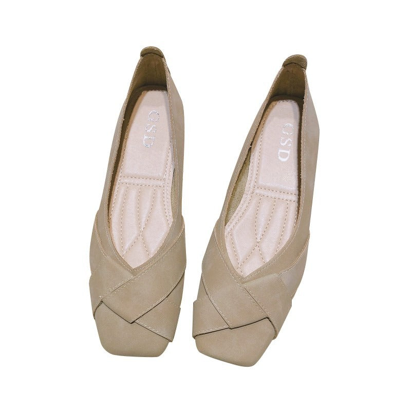 Damen Ballerinas mit elegantem Kreuzband-Design R&B