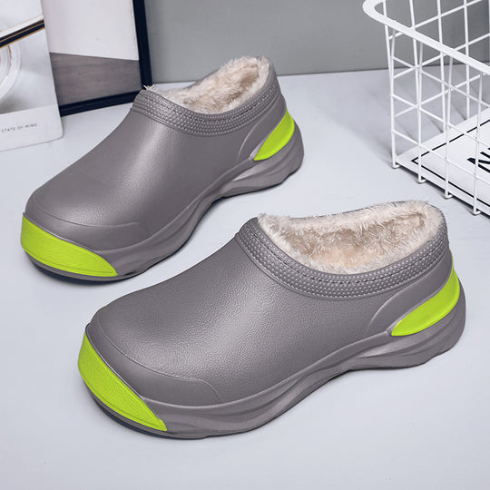 Damen Komfortable Hausschuhe mit isolierter Innensohle und rutschfester Sohle R&B