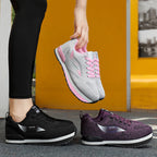 Damen Sportliche Sneakers mit atmungsaktivem Strick-Obermaterial
