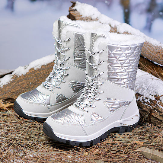 Damen Winterstiefel mit isolierender Fütterung und rutschfester Sohle R&B