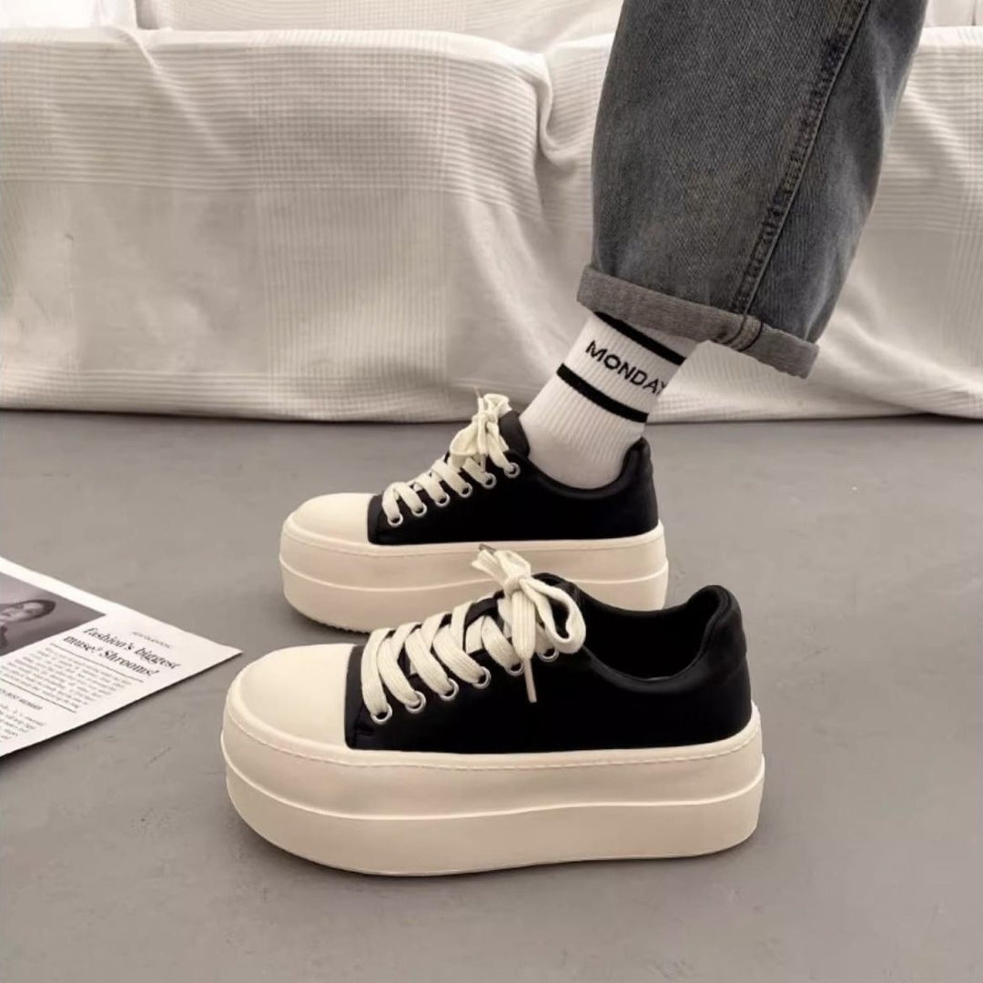 Damen Sneaker mit modischer Plateau-Sohle R&B
