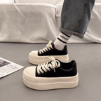 Damen Sneaker mit modischer Plateau-Sohle