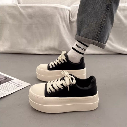 Damen Sneaker mit modischer Plateau-Sohle R&B