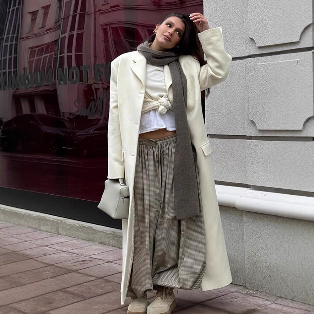 Damen Übergroßer Mantel mit elegantem Schnitt R&B