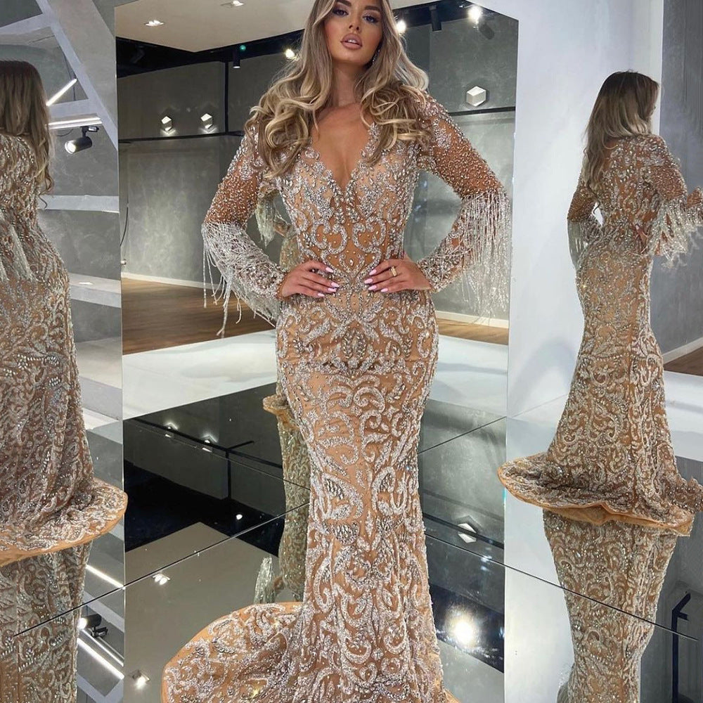 R&B | Elegante Sexy Fließende Lange Rock Kleid