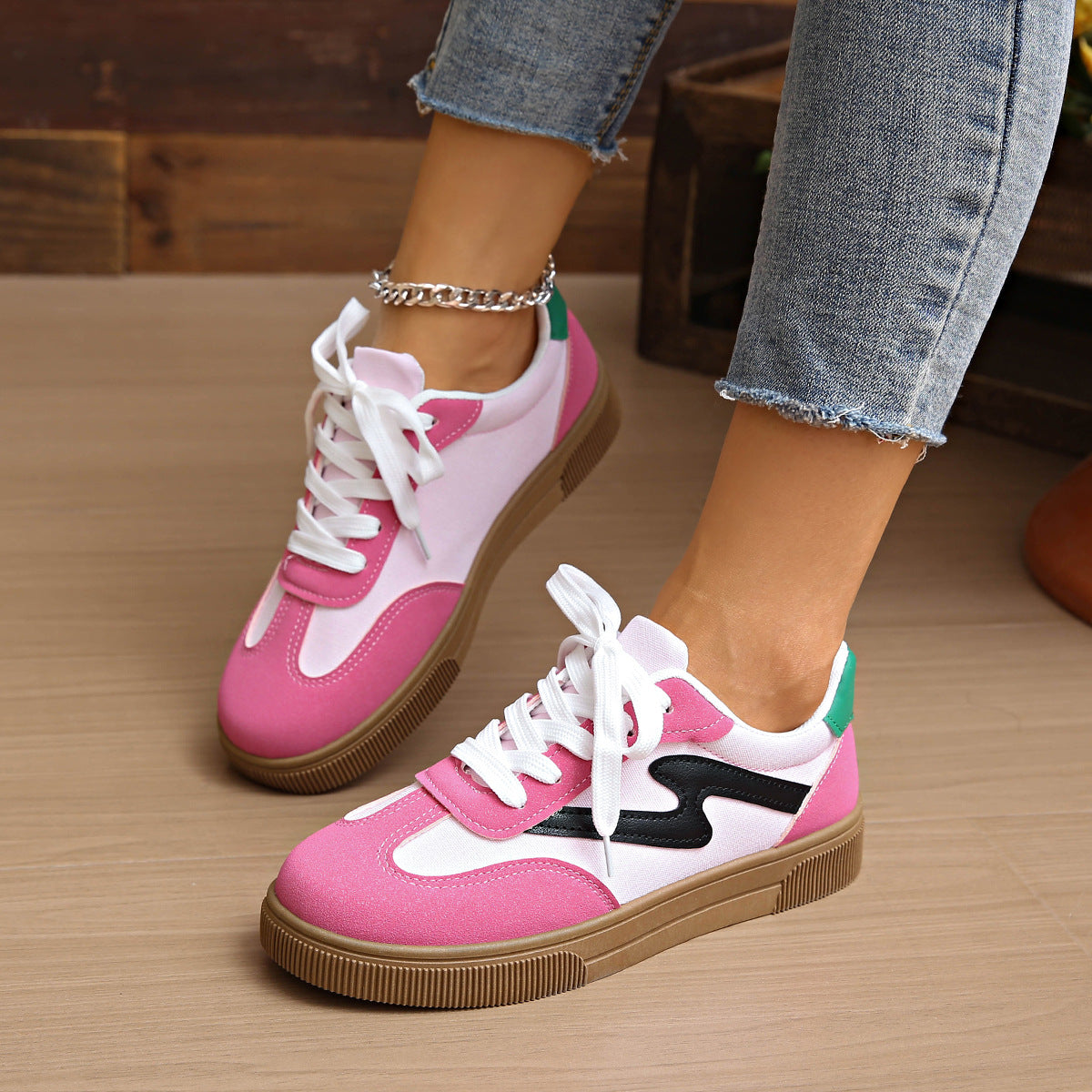 Damen Sportliche Sneakers mit innovativem Design und rutschfester Sohle R&B