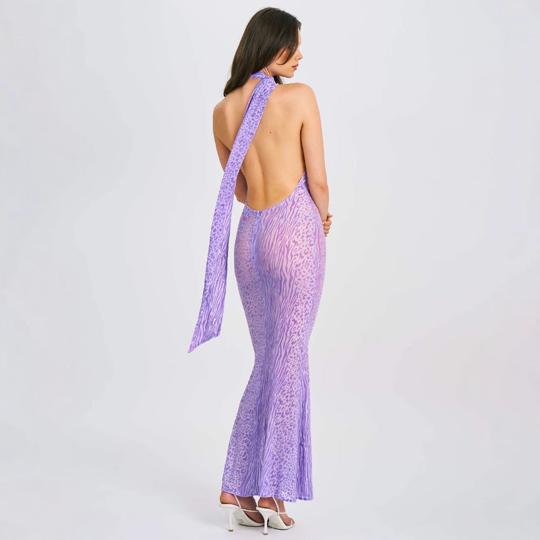 Damen Elegantes Wickelkleid mit asymmetrischem Hals und figurbetontem Schnitt R&B