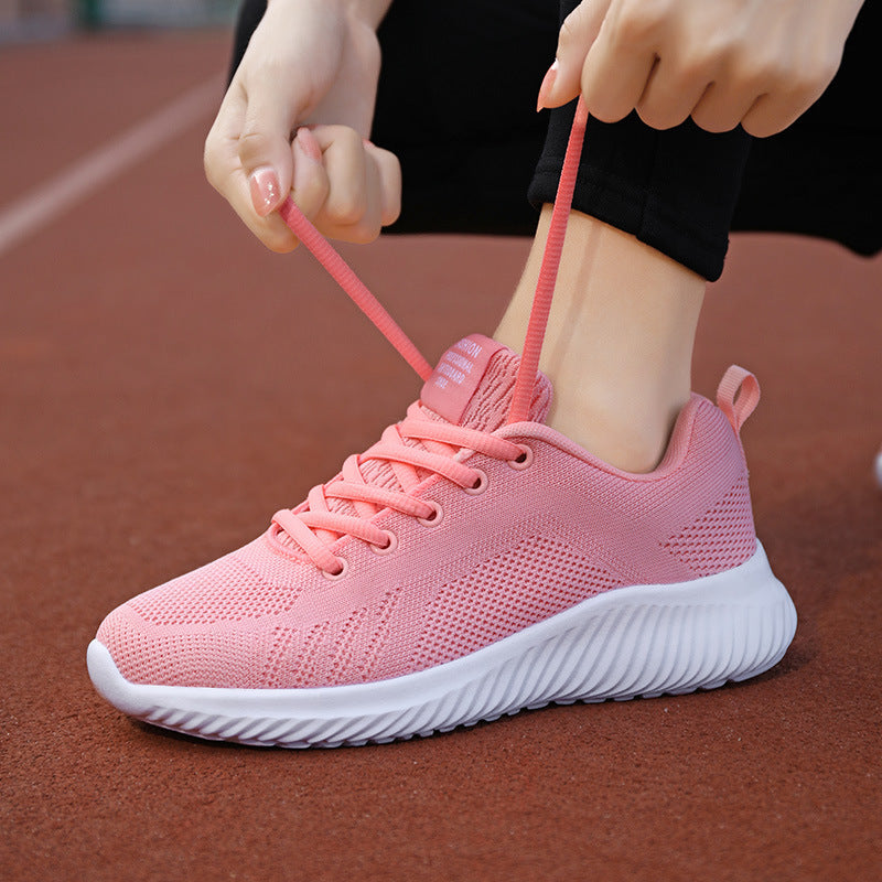 Damen Atmungsaktive Freizeitsneaker mit flexiblem Mesh-Obermaterial und rutschfester Sohle R&B