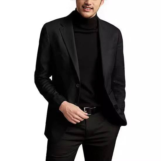 Herren eleganter Sakko mit modernem Schnitt und maßgeschneiderter Passform R&B