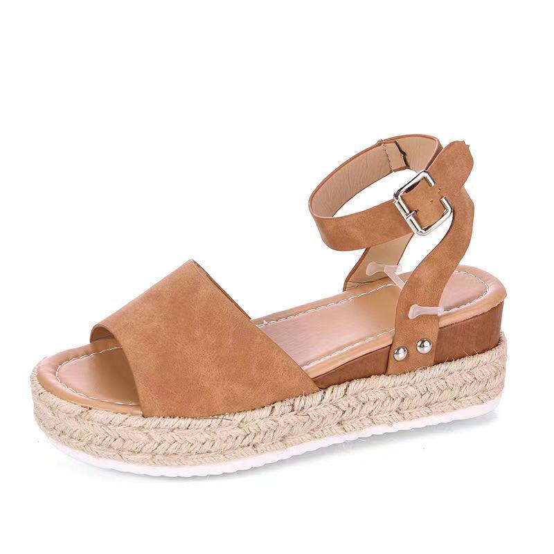 Damen Espadrille Sandalen mit verstellbarem Riemen R&B