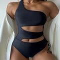 Damen Einseitiger Badeanzug mit modischen Cut-Outs