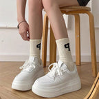 Damen Plattform Sneakers mit bequemer gepolsterter Innensohle R&B