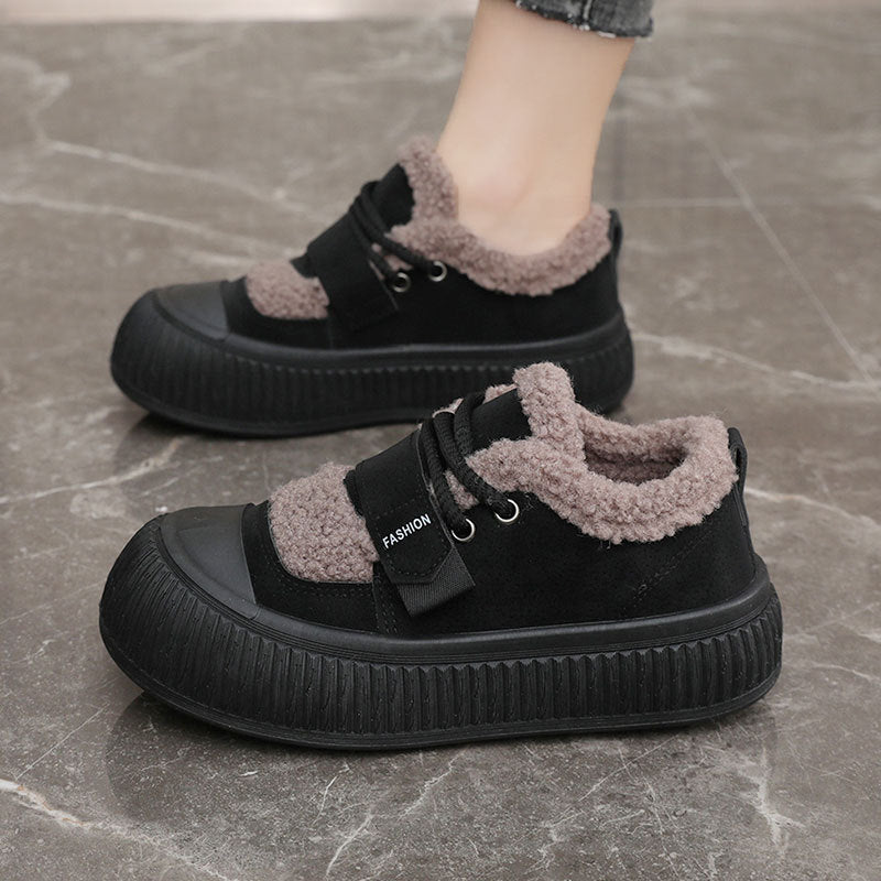Damen Bequeme Hausschuhe mit kuscheligem Innenfutter und rutschfester Sohle R&B