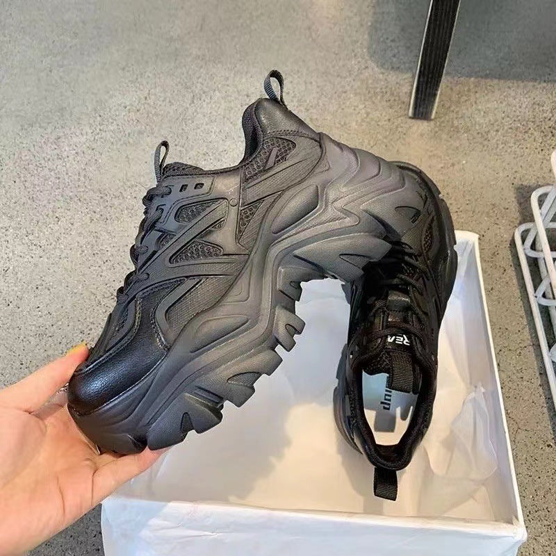 Damen Sportliche chunky Sneakers mit rutschfester Sohle und atmungsaktiver Mesh-Oberfläche R&B