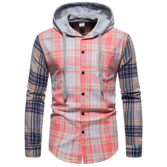 Herren Hemd mit Kapuze R&B