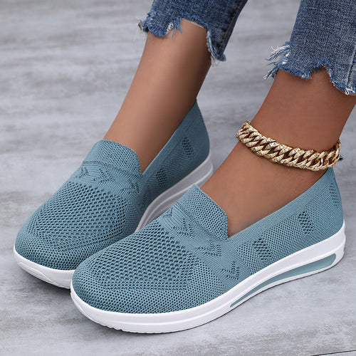Damen atmungsaktive Komfort-Laufschuhe mit flexiblem Obermaterial R&B