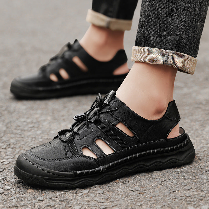 Herren Freizeitsandalen mit verstellbarem Riemen R&B