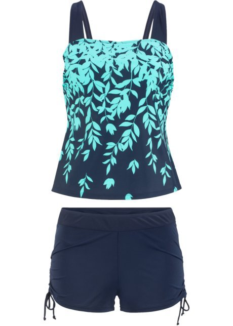Damen Tankini-Set mit floralem Design und verstellbarem Oberteil R&B