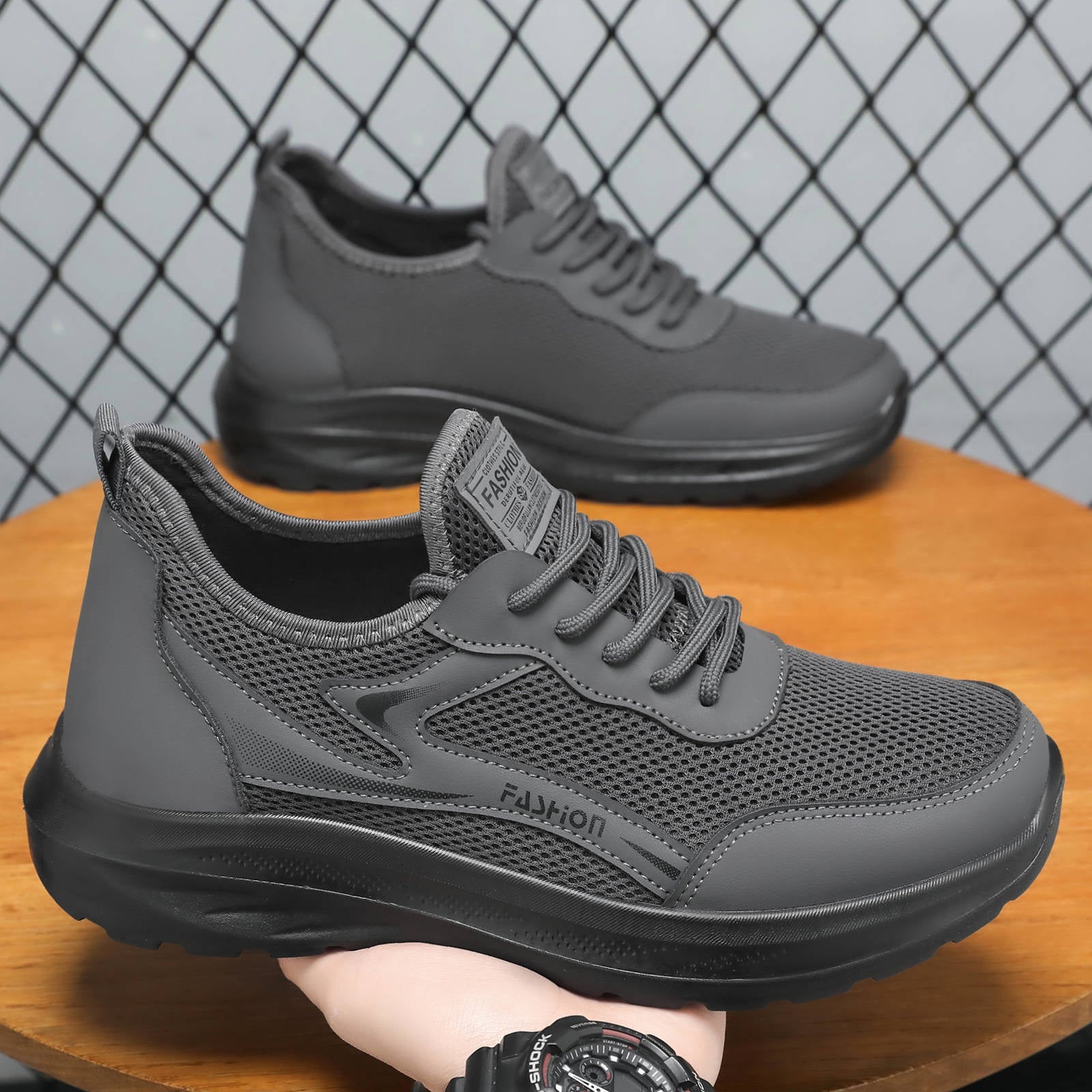 Damen Atmungsaktive und flexible Läufer-Sneaker mit dämpfender Sohle R&B