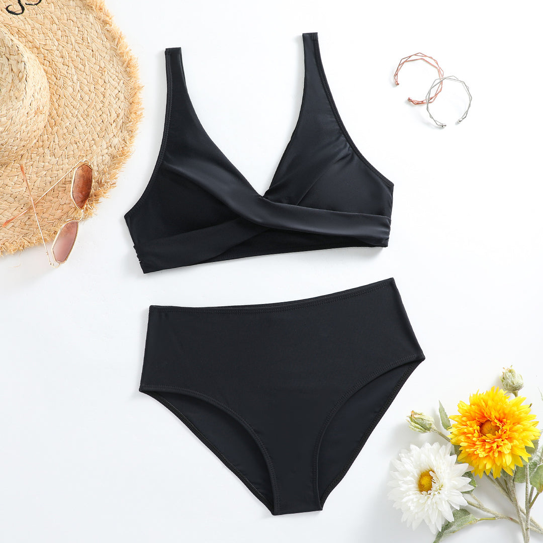 Damen Hochschnitt Bikini-Set R&B