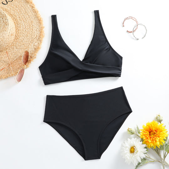 Damen Hochschnitt Bikini-Set R&B