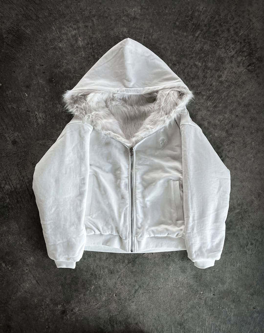 Damen Kapuzenjacke mit kuscheligem Innenfutter und modernem Schnitt R&B