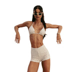 Damen Bikiniset aus hochwertigem Material mit modernem Polka-Dots Design R&B