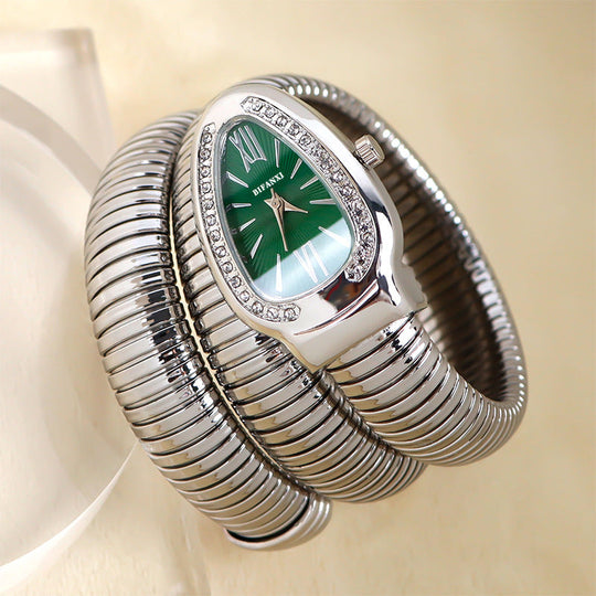 R&B | Schlangenuhr mit Quarzbewegung und Persönlichem Armband