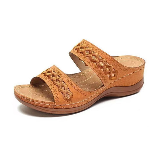 Damen Elegante Sandalen mit atmungsaktivem Obermaterial und verstellbaren Riemen R&B