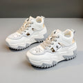 Damen Modische Chunky Sneakers mit atmungsaktivem Obermaterial und komfortabler Dämpfung R&B