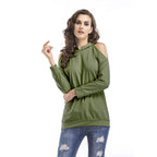 Damen Sweatshirt mit Off-Shoulder Design und bequemer Passform R&B