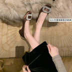Damen elegante Ballerinas mit funkelndem Strassbesatz R&B