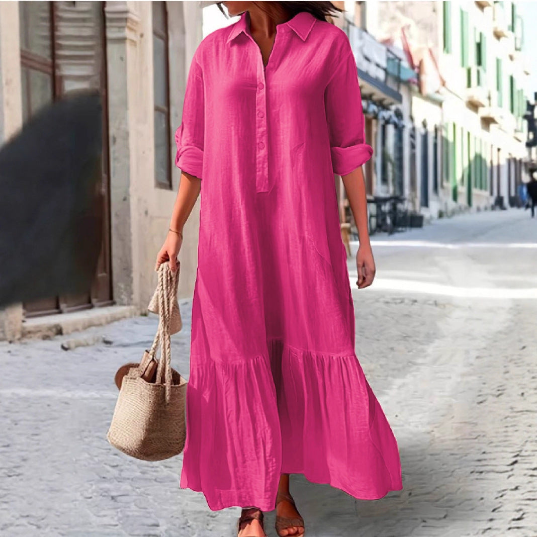 Damen Sommerkleid im lässigen Stil R&B