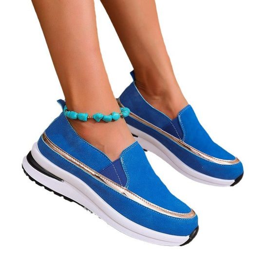 Damen Slip-On Sneakers mit modernem Design und stoßdämpfender Sohle R&B