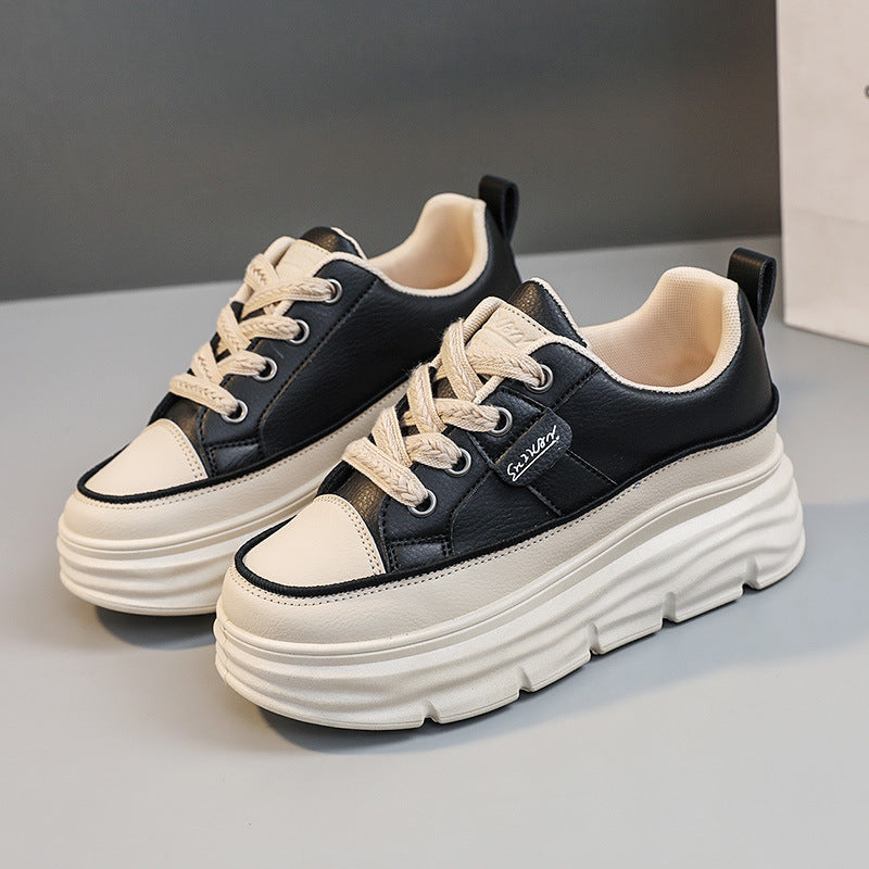 Damen Plateau Sneakers mit komfortabler Dämpfung und stylischer Schnürung R&B