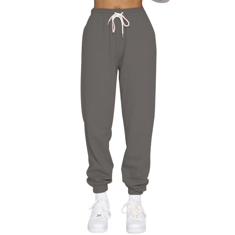 Damen Komfortable Jogginghose mit verstellbarem Bund und elastischen Bündchen R&B