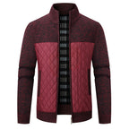 Herren modische Übergangsjacke mit strukturiertem Design und isolierendem Innenfutter